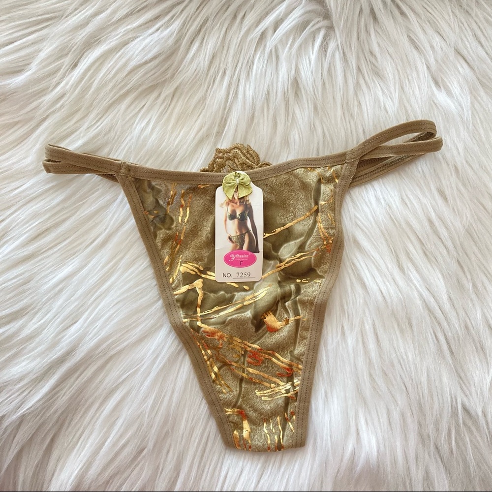 NEW Sexy Rose Floral Thong Bikini
